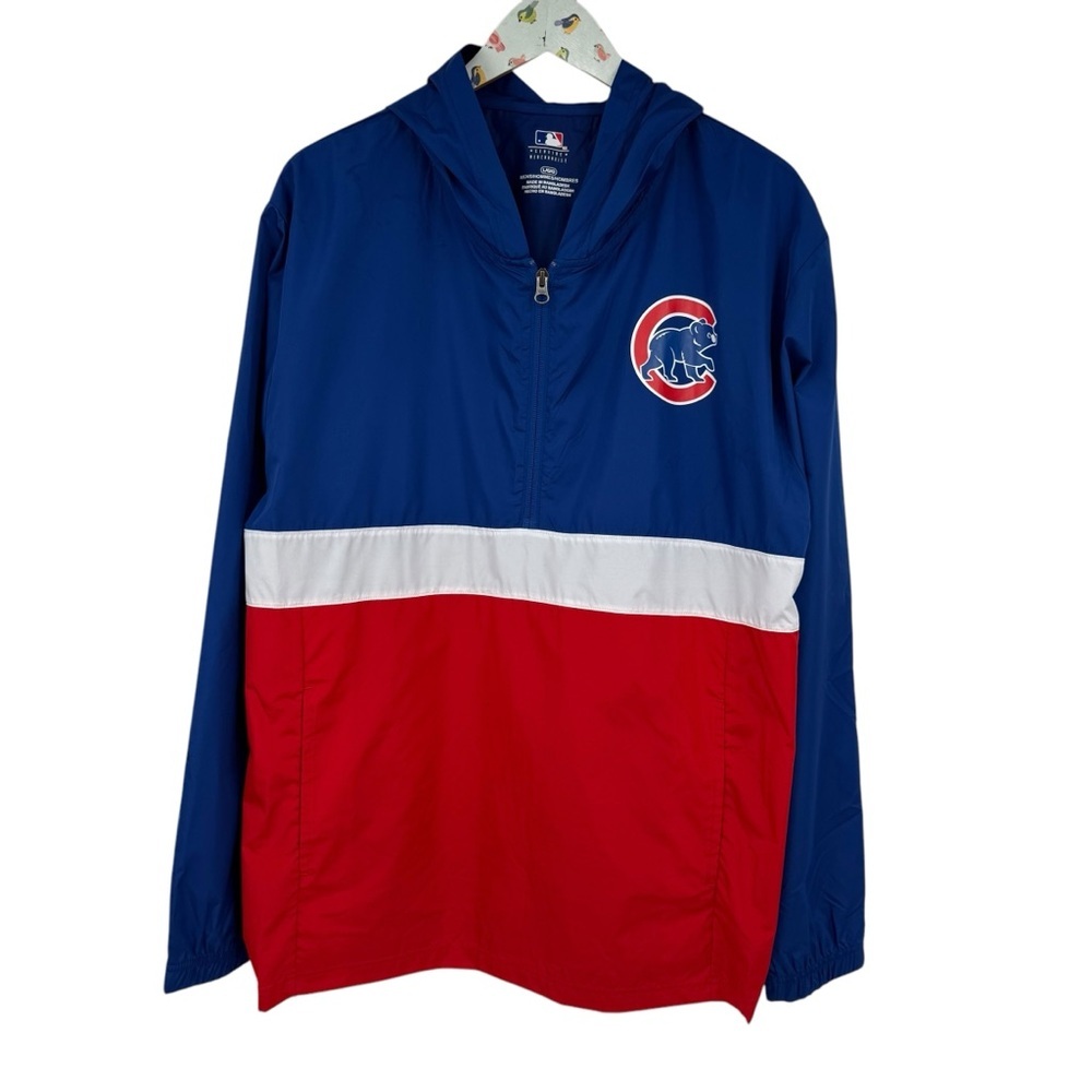 MLB Chicago Cubs Mens Size Large lightweight Windbreaker Genuine Merchandise New